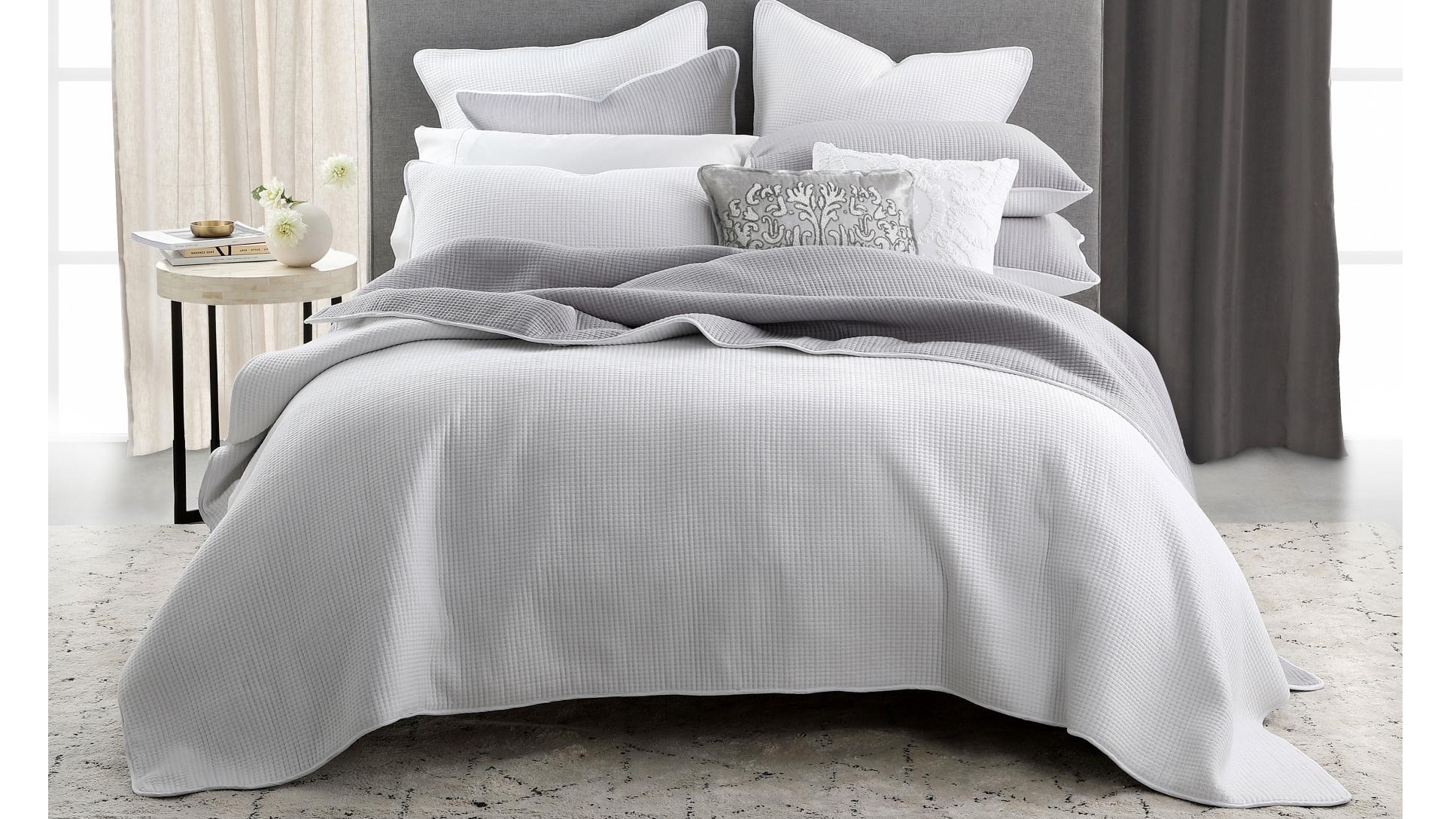 Walsh Pewter Coverlet Set