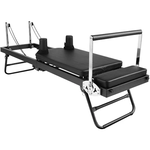 YS Foldable Reformer Pilates Machine - Black