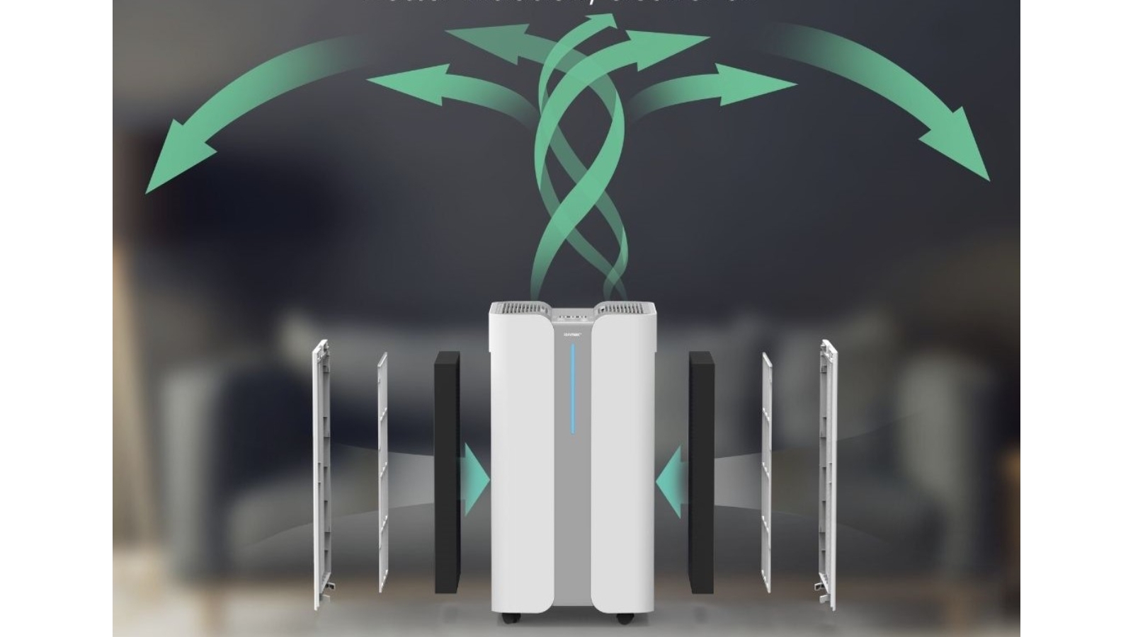 Ionmax Aire 6Stage UV HEPA H13 Air Purifier with Mobile App Harvey Norman