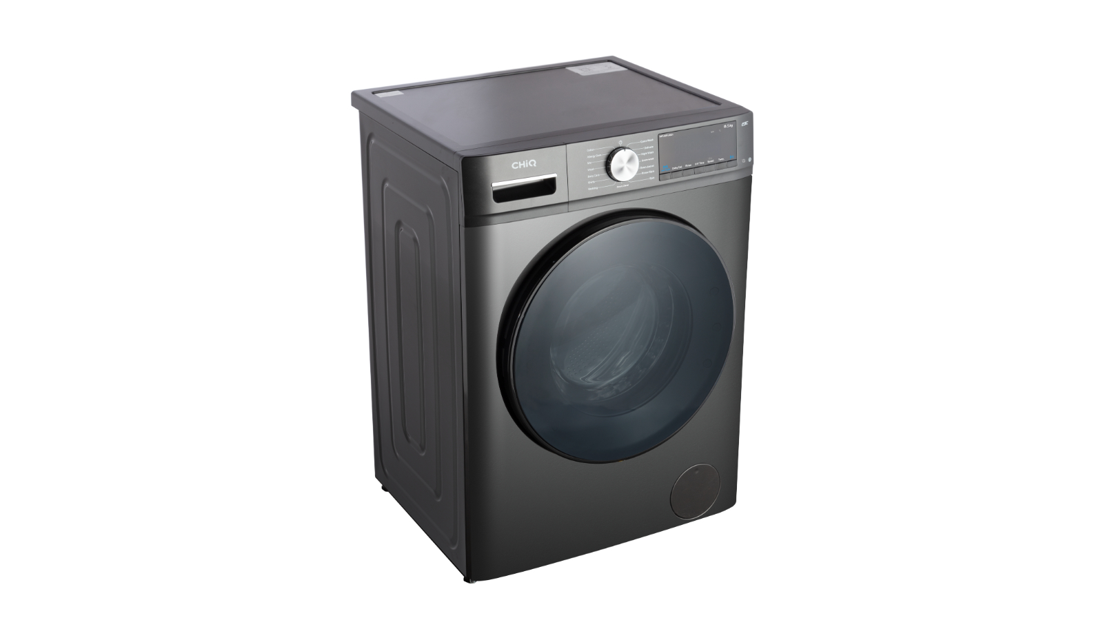 CHiQ 8.5kg Front Load Washer - Gunmetal