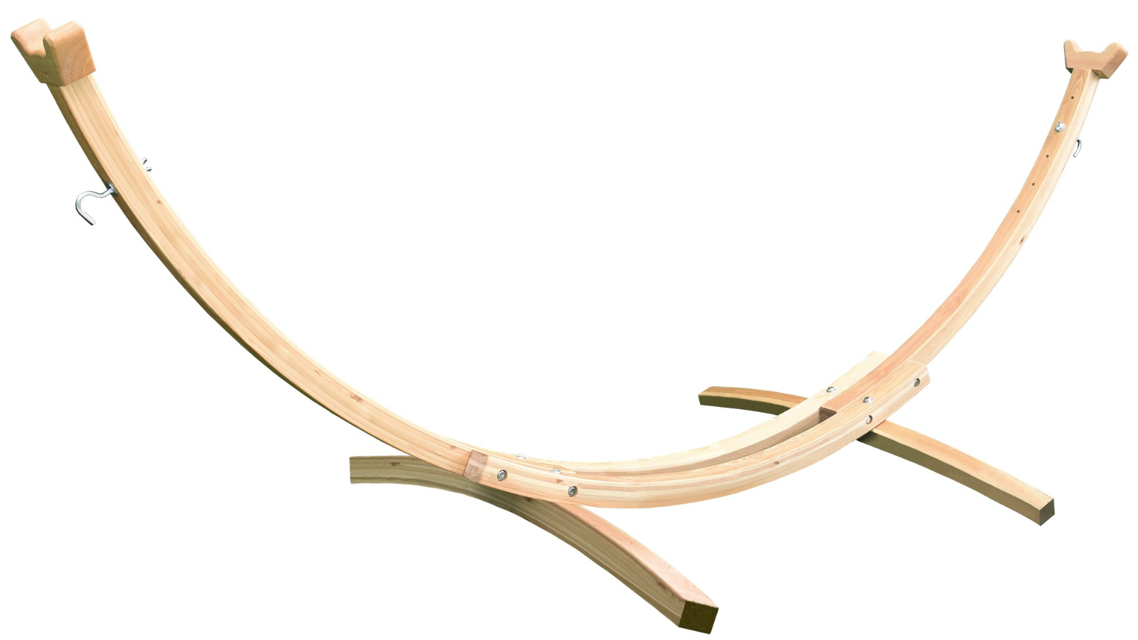 Vivere Solid Pine Natural Hammock Stand - 305cm