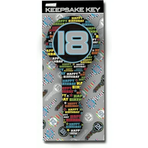 Ozcorp Happy Birthday Key - 18th