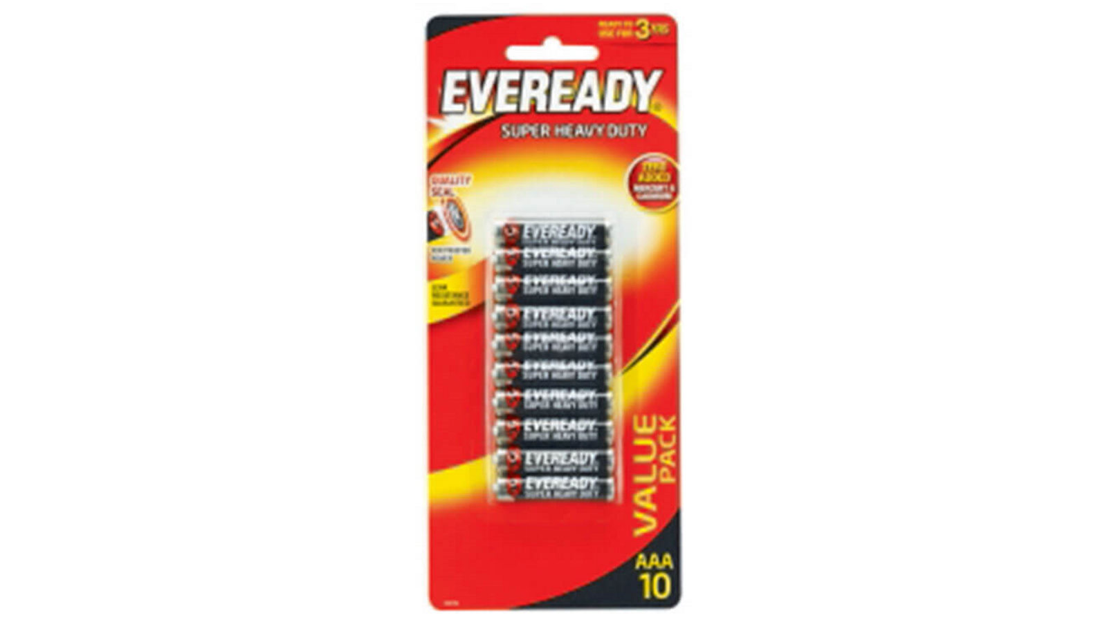 LatestBuy Eveready Super Heavy-duty Battery AAA - Pack of 10