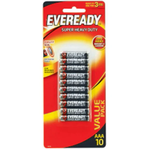 LatestBuy Eveready Super Heavy-duty Battery AAA - Pack of 10