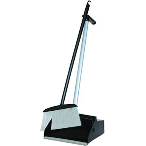 Cleanlink Lobby Pan Broom with Bucket Set