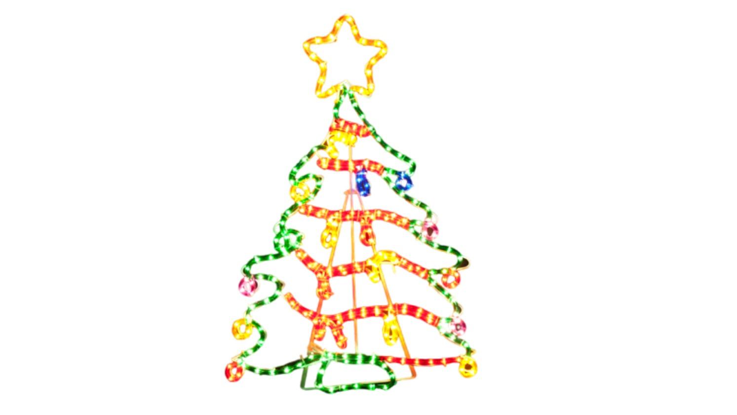 Hisen Christmas Tree Motif Rope Light - Large