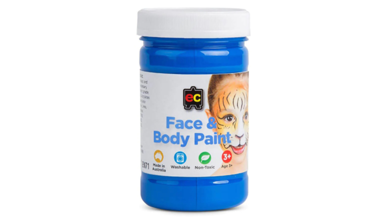 Educational Colours 175ml Face and Body Paint Blue Harvey Norman