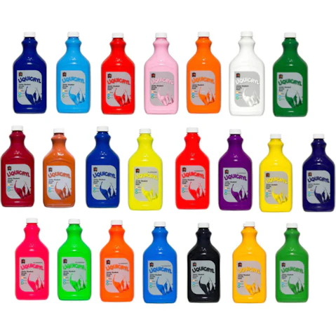 Educational Colours Liquicryl Junior Student 2 Litre Acrylic Paint