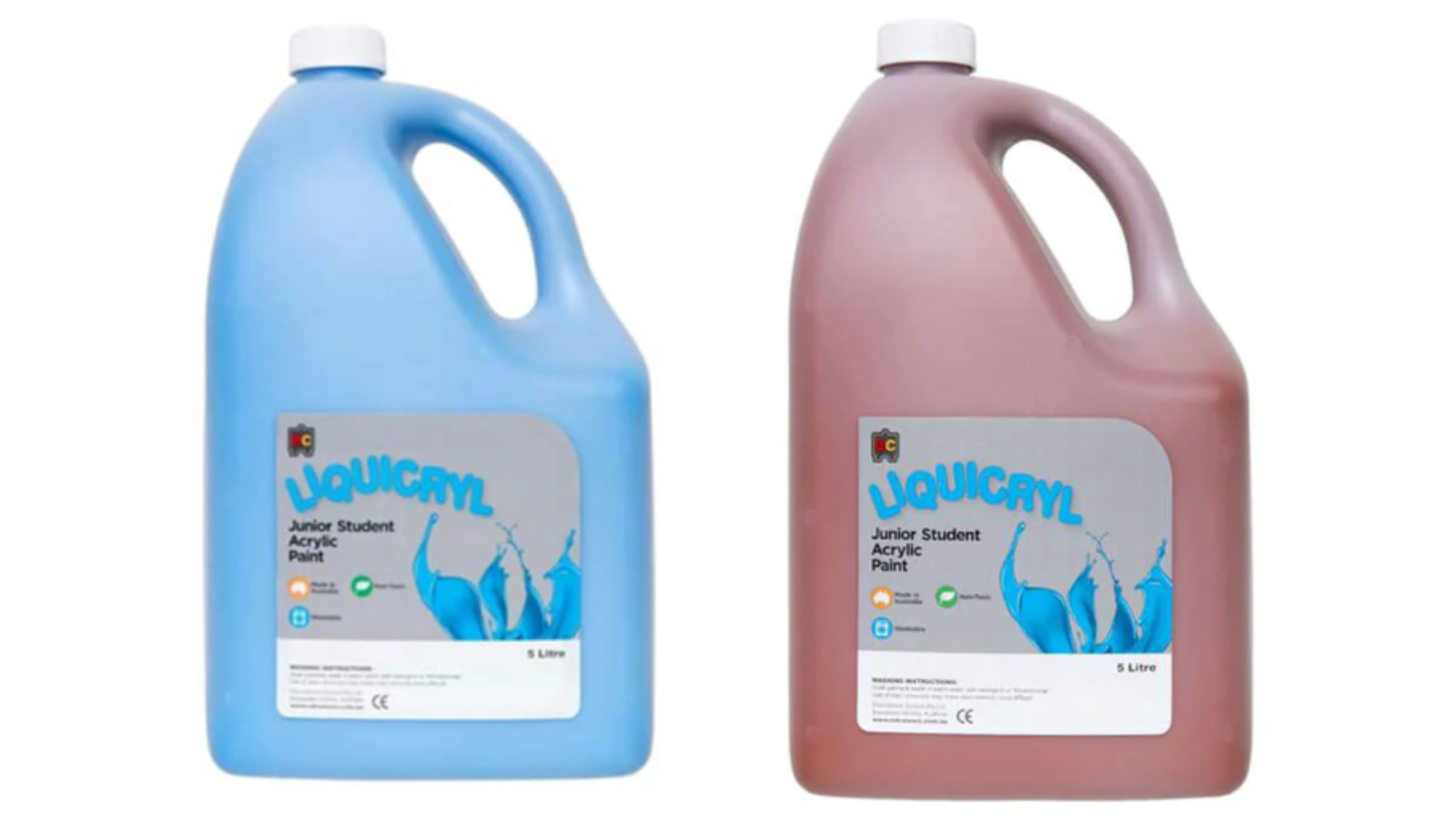Educational Colours Liquicryl Junior Student 5 Litre Acrylic Paint ...