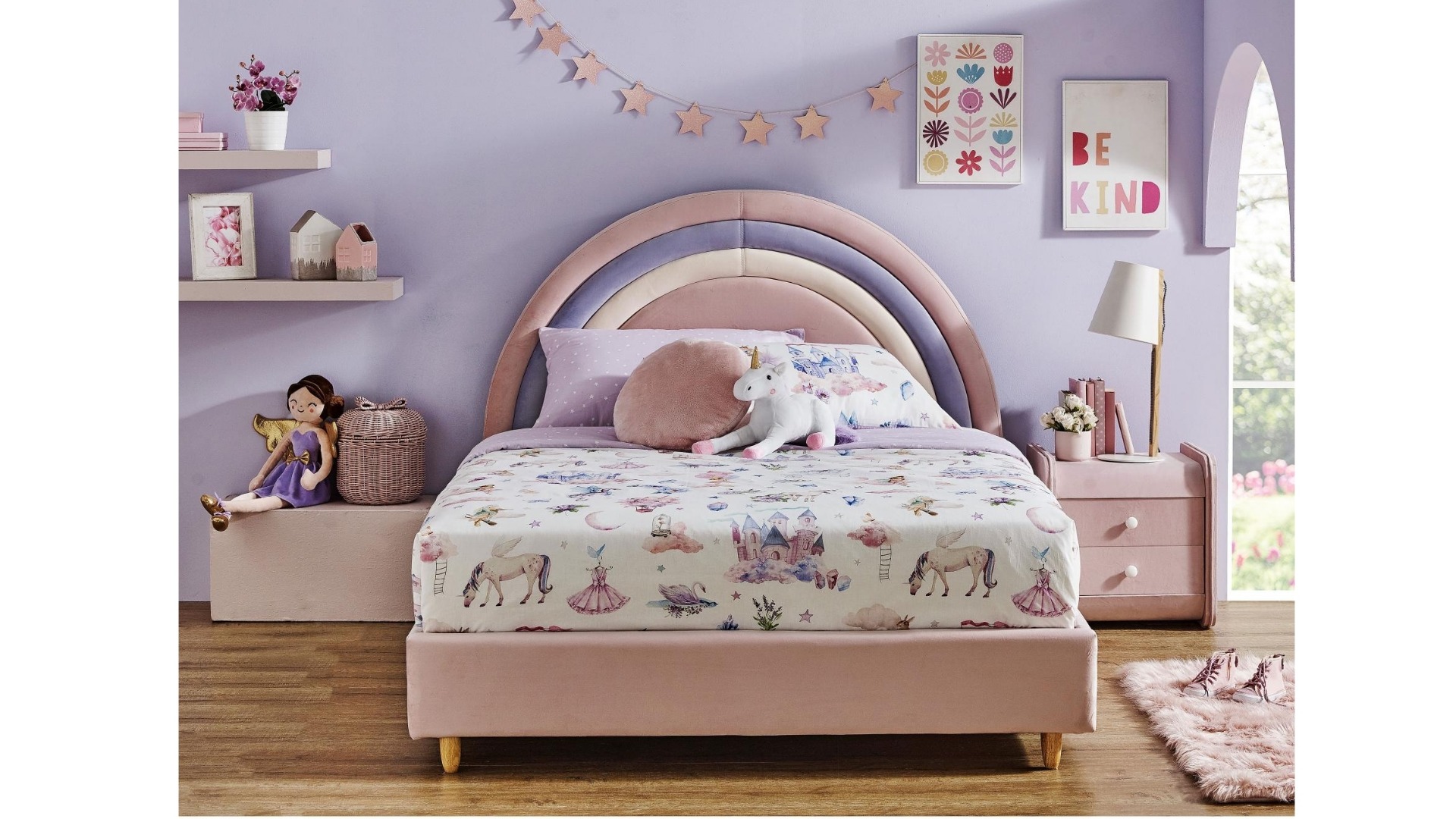 Rainbow Bed - Double