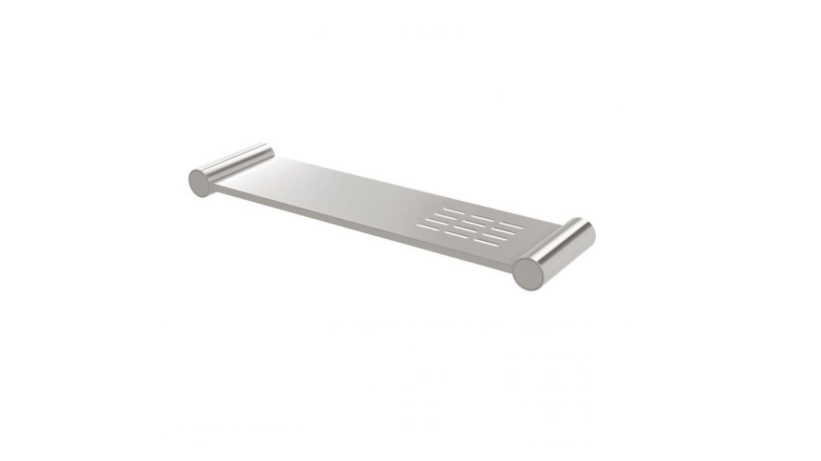 Phoenix Vivid Slimline Metal Shelf - Brushed Nickel