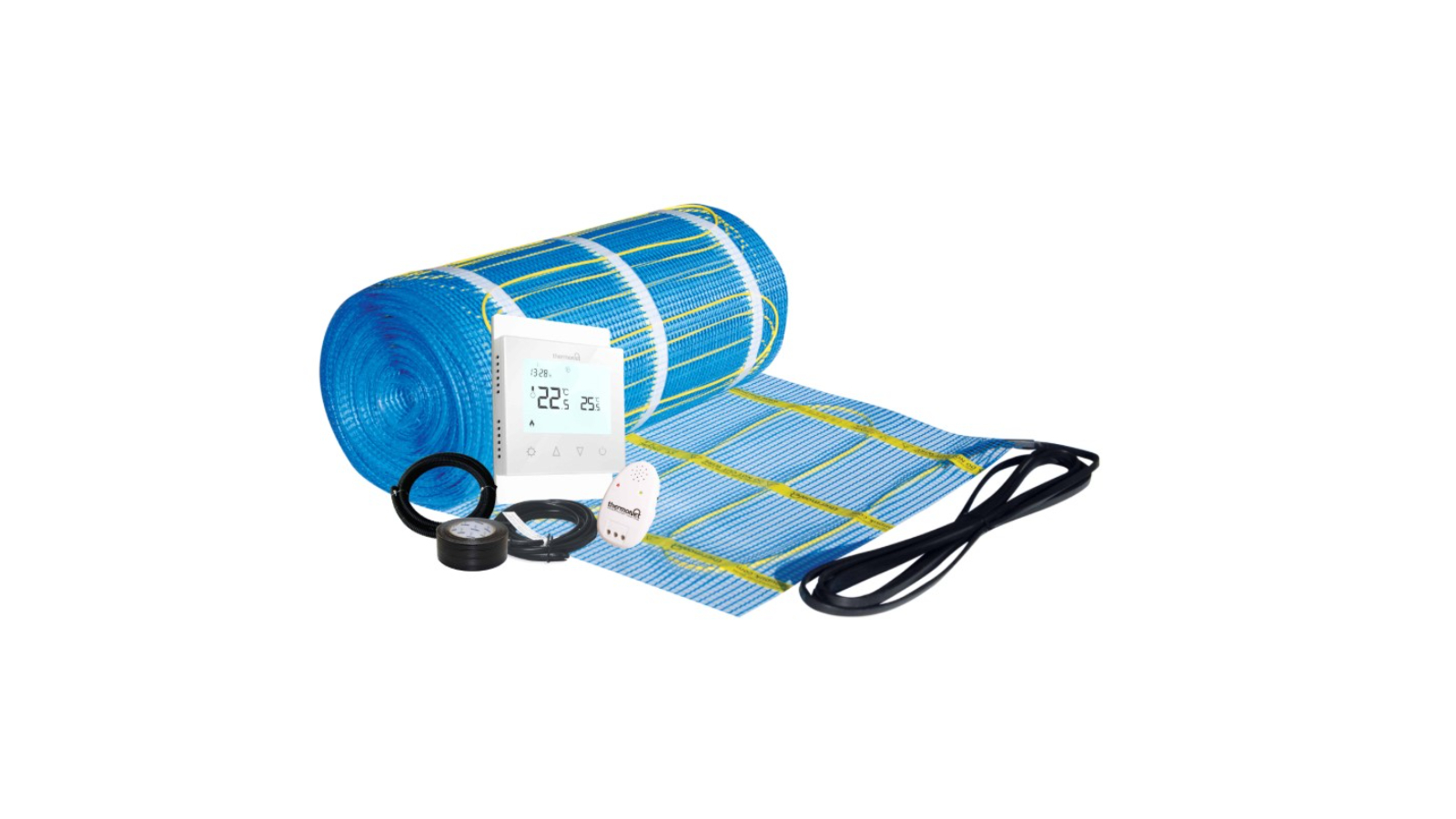 Thermogroup Thermonet 150W Matting for Under Tiled Floors with Thermostat - 2 x 0.5m