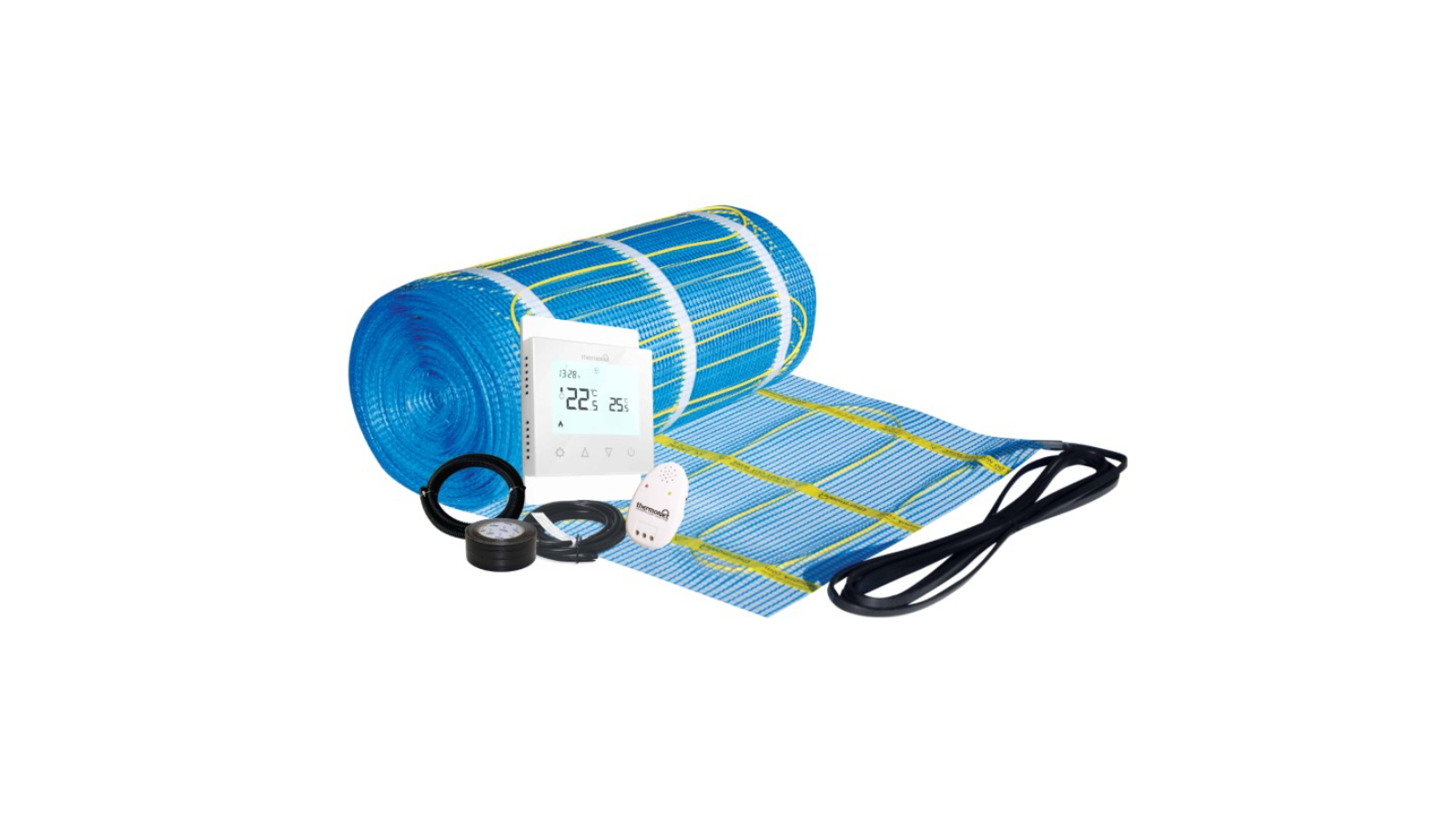Thermogroup Thermonet 150W Matting for Under Tiled Floors with Thermostat - 3 x 0.5m