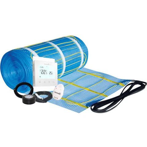 Thermogroup Thermonet 150W Matting for Under Tiled Floors with Thermostat - 4 x 0.5m
