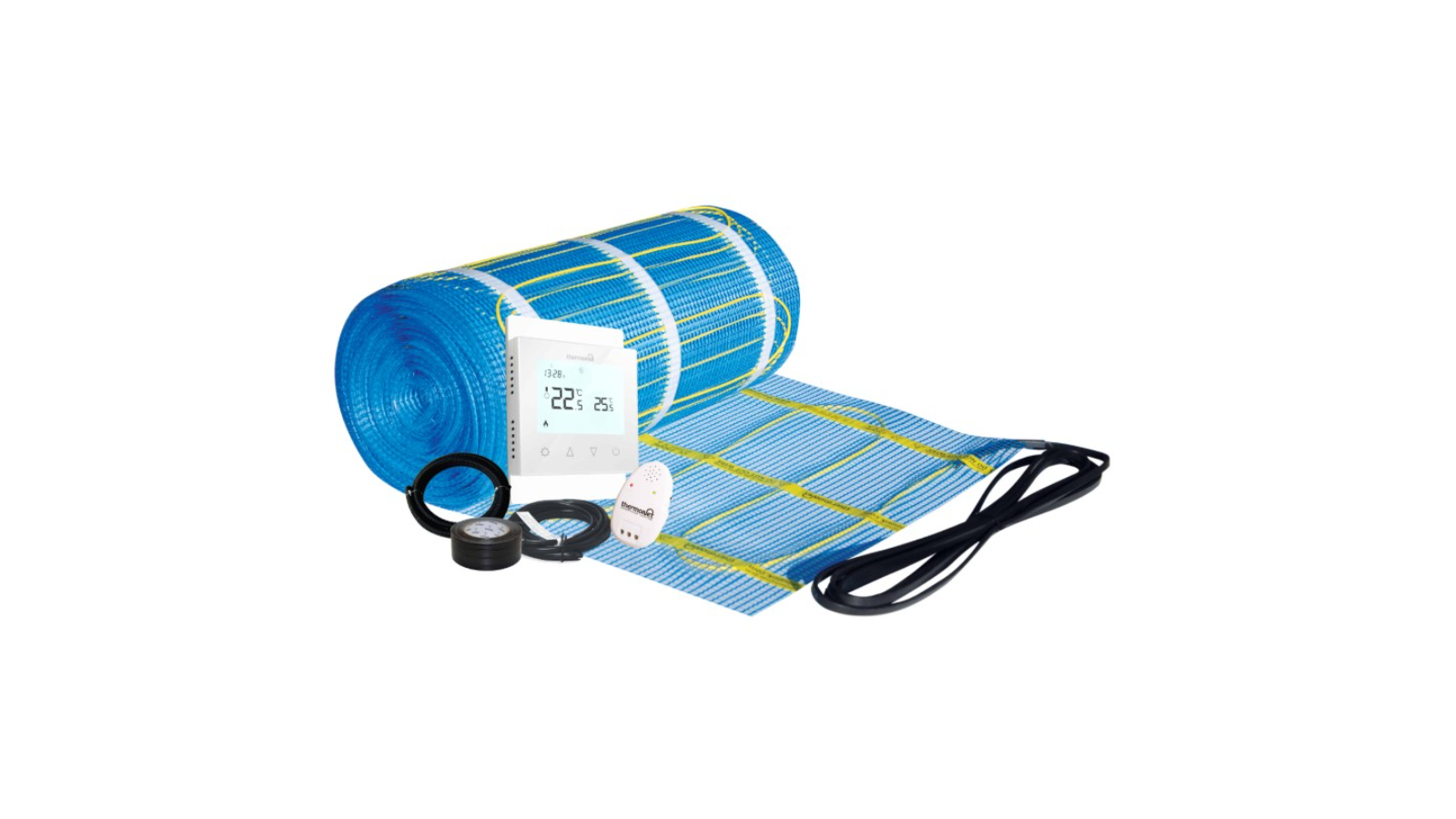 Thermogroup Thermonet 200W Matting for Under Tiled Floors with Thermostat - 8 x 0.5m