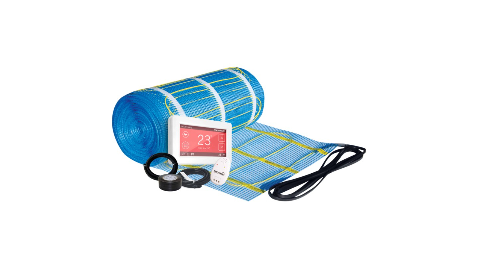 Thermogroup Thermonet 200W Matting for Under Tiled Floors with Dual Controller - 9 x 0.5m