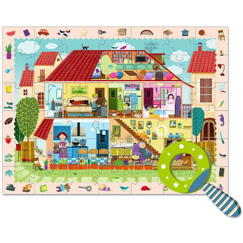 EC Mideer Detective in Room 42 Piece Puzzle - 70x52cm