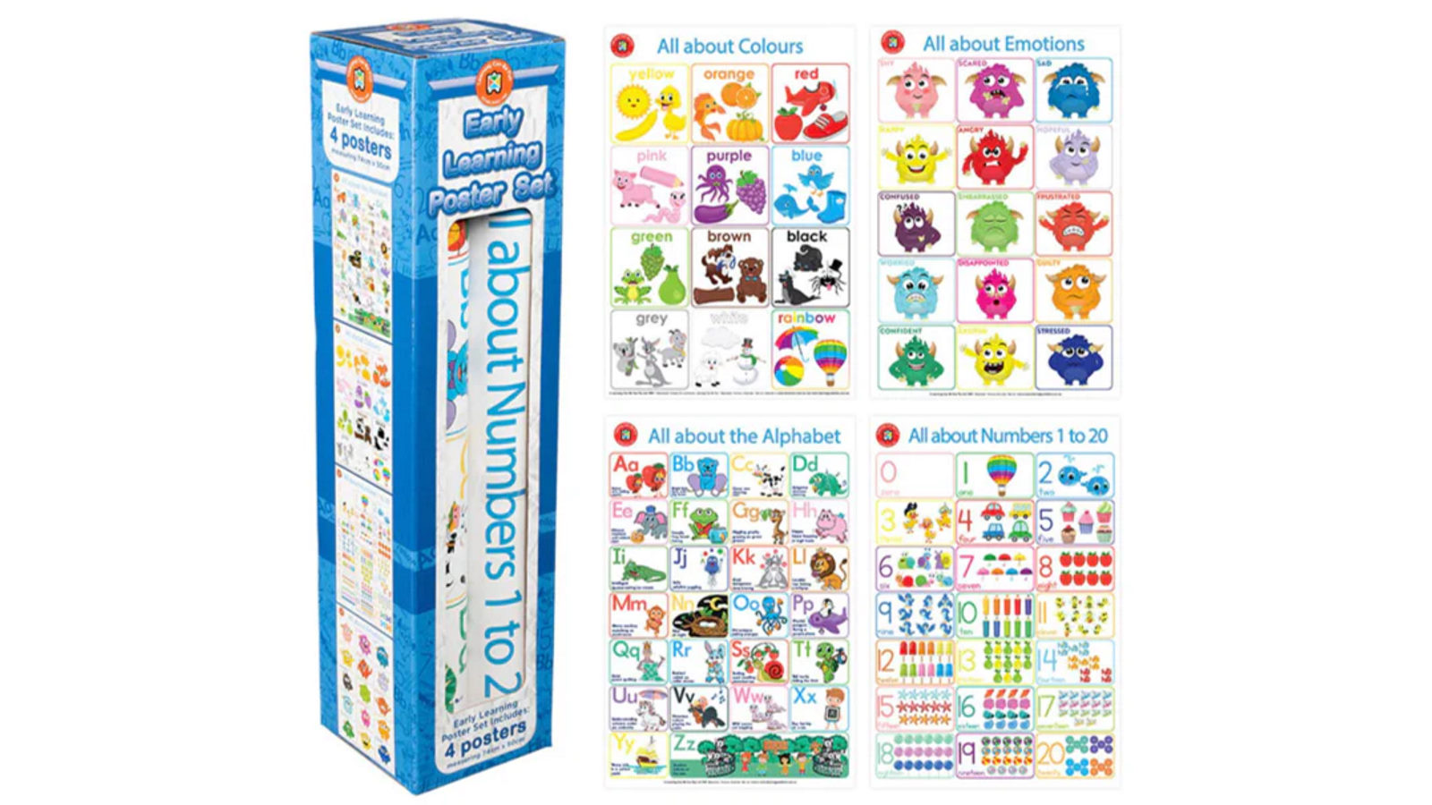 Learning Can be Fun Poster Box Set - Early Learning