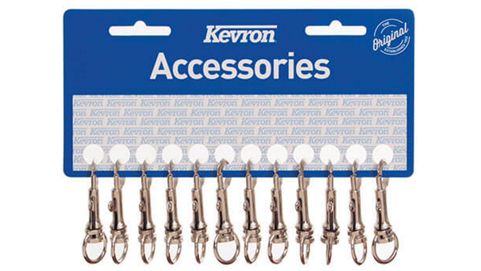 Kevron Pack of 12 J-Clips Metal - 55mm