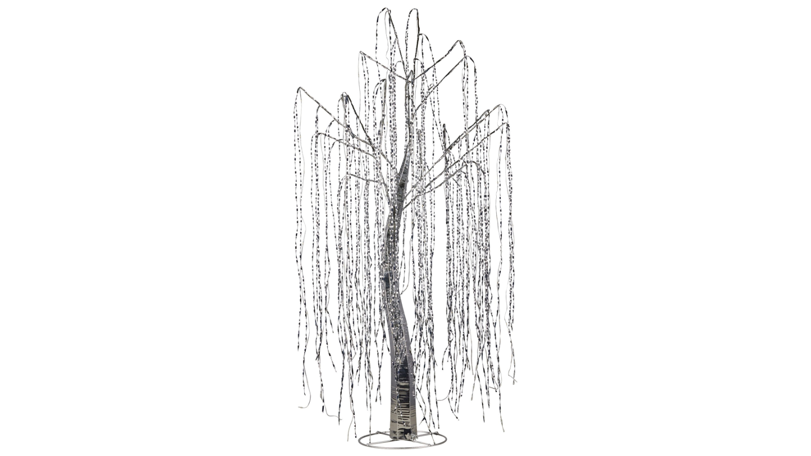 Christabelle Warm White LED Lights Flexible Branches Silver Willow Christmas Tree