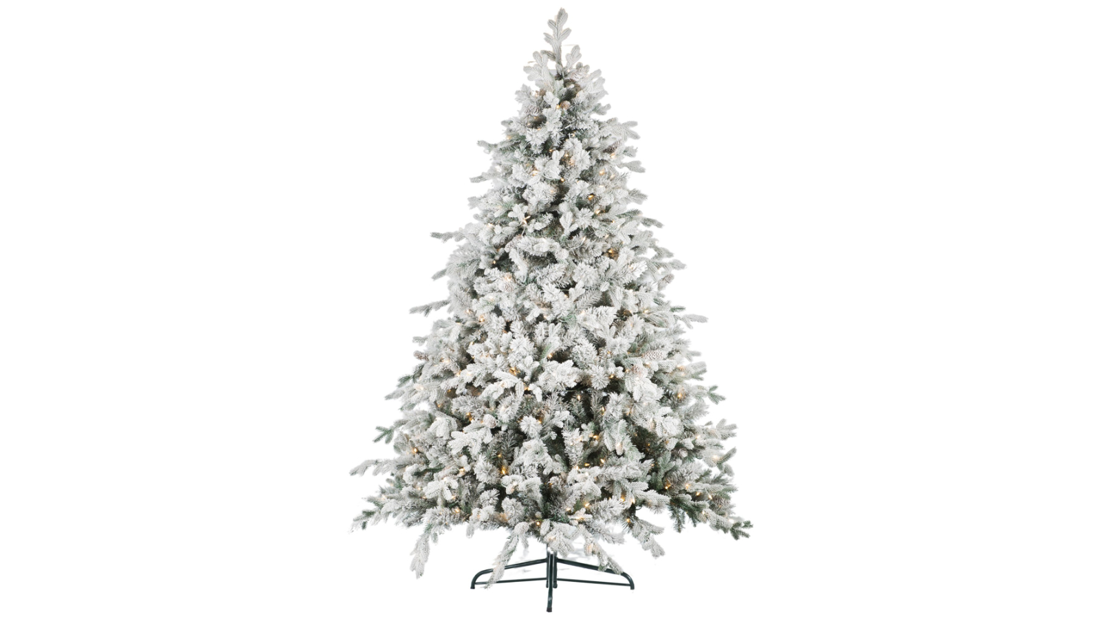 National Tree Company 9ft Snowy Dorchester Christmas Tree with Twinkle Light