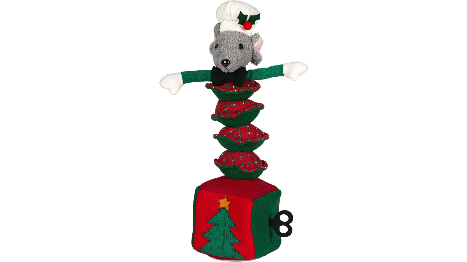 Christabelle 38cm Battery-Operated Christmas Mouse with Animation