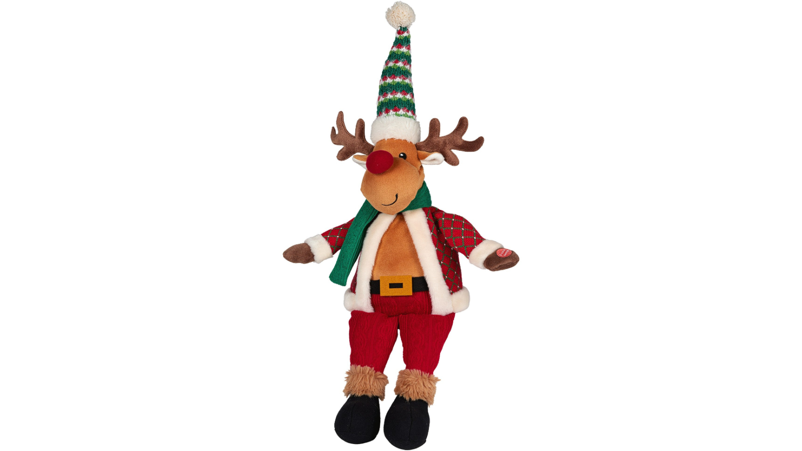 Christabelle 56cm Battery-Operated Christmas Moose with Animation
