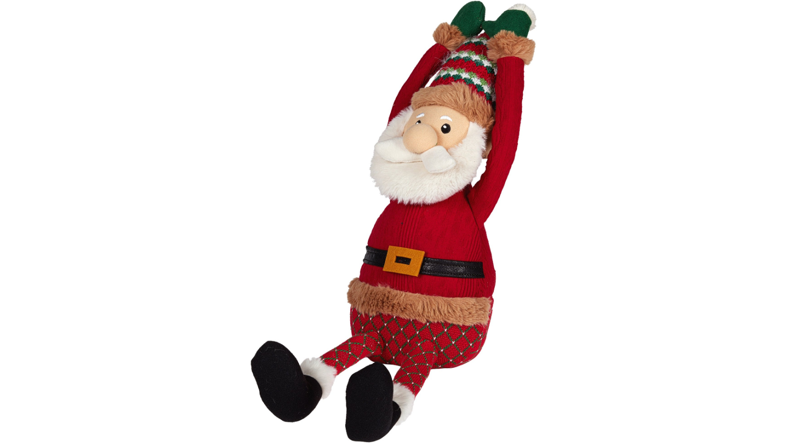 Christabelle 37cm Battery-Operated Hanging Santa with Animation