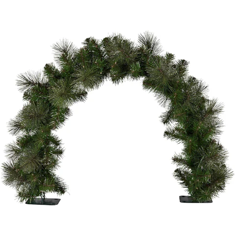 Christabelle 60cm Battery-Operated Tabletop Glittery Gold Christmas Archway
