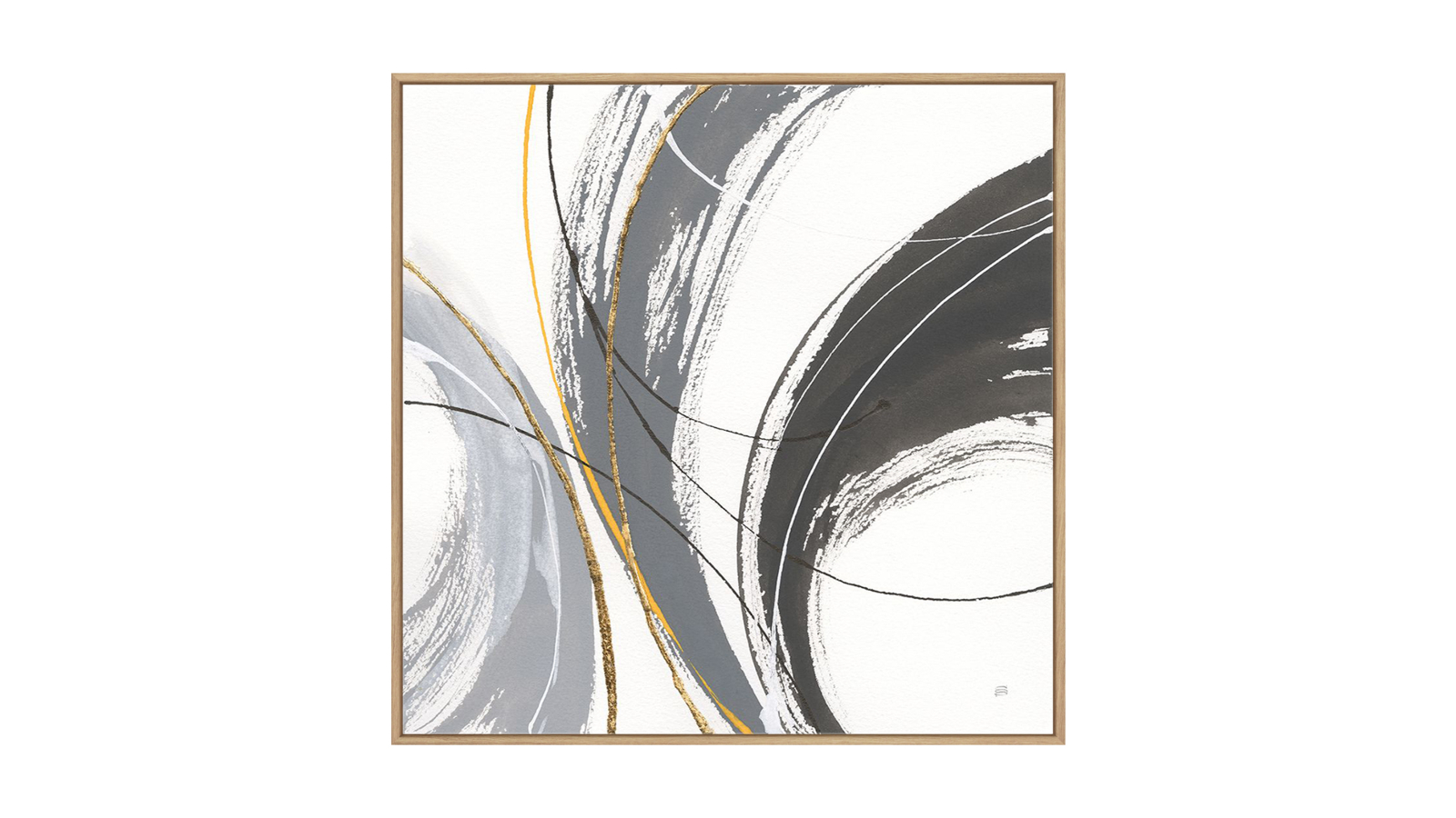 La Grolla Webbed I Natural Gallery Wall Art - 103 x 103cm