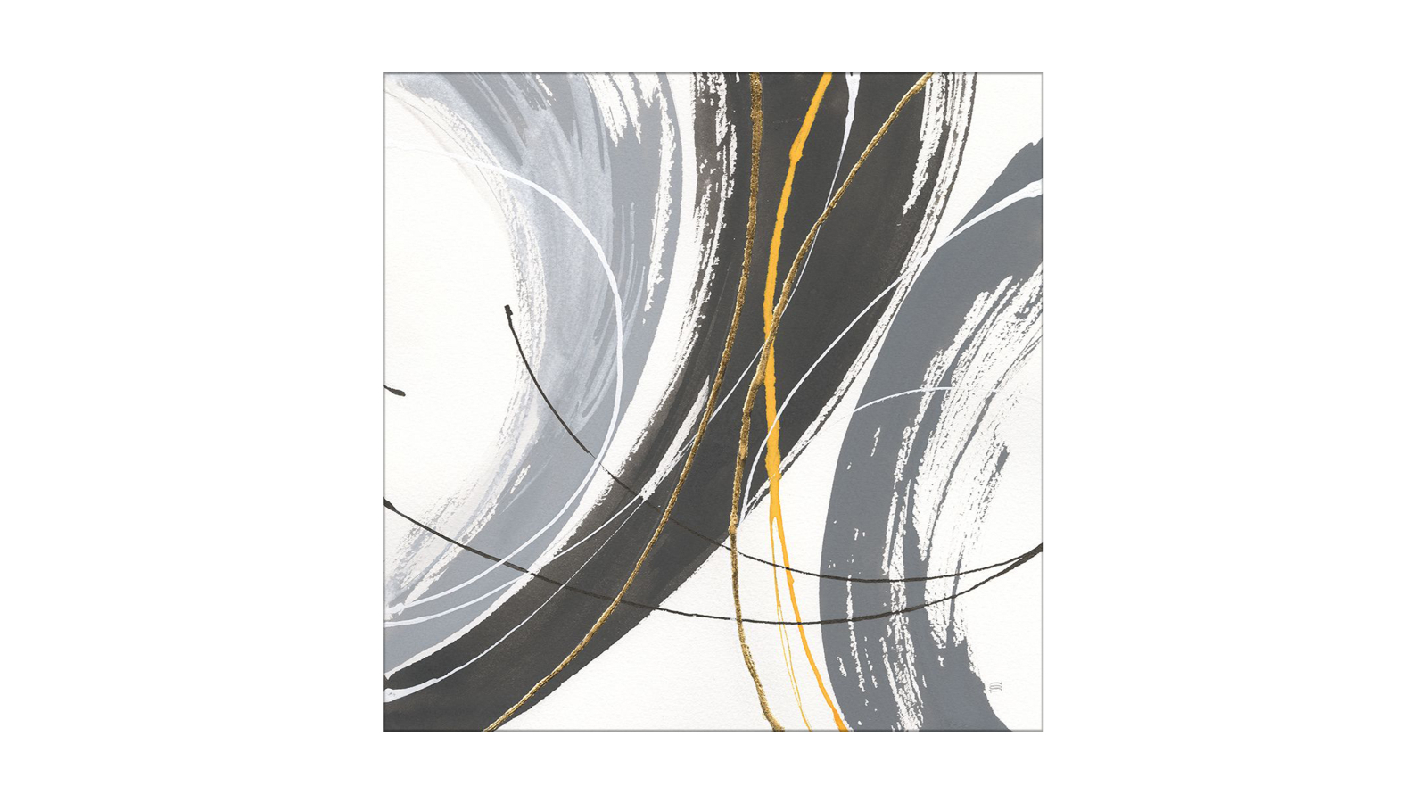 La Grolla Webbed IV Unframed Canvas Wall Art - 100 x 100cm