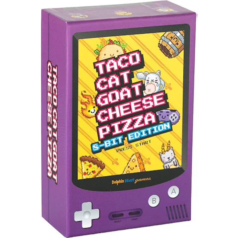 Taco Cat Goat Cheese Pizza 8-Bit Edition Card Game