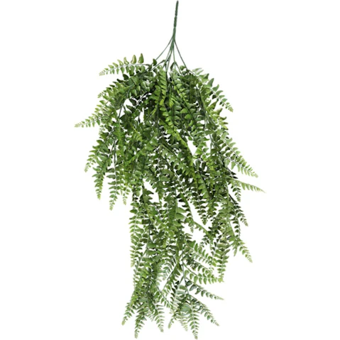 Designer Plants Artificial Dense Hanging Fern - 90cm