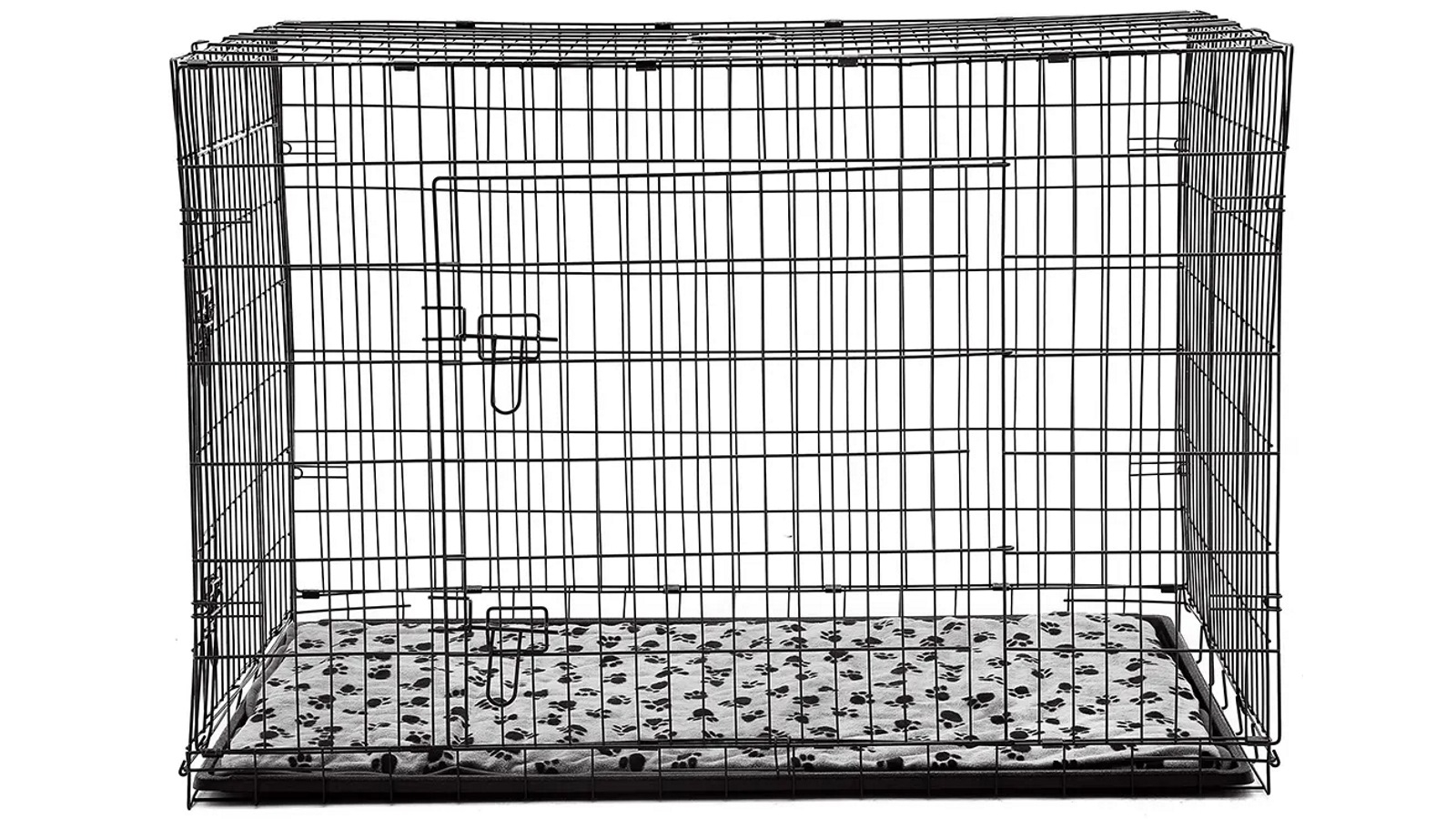 PetScene 48 inch X Large Crate Cage Black Harvey Norman