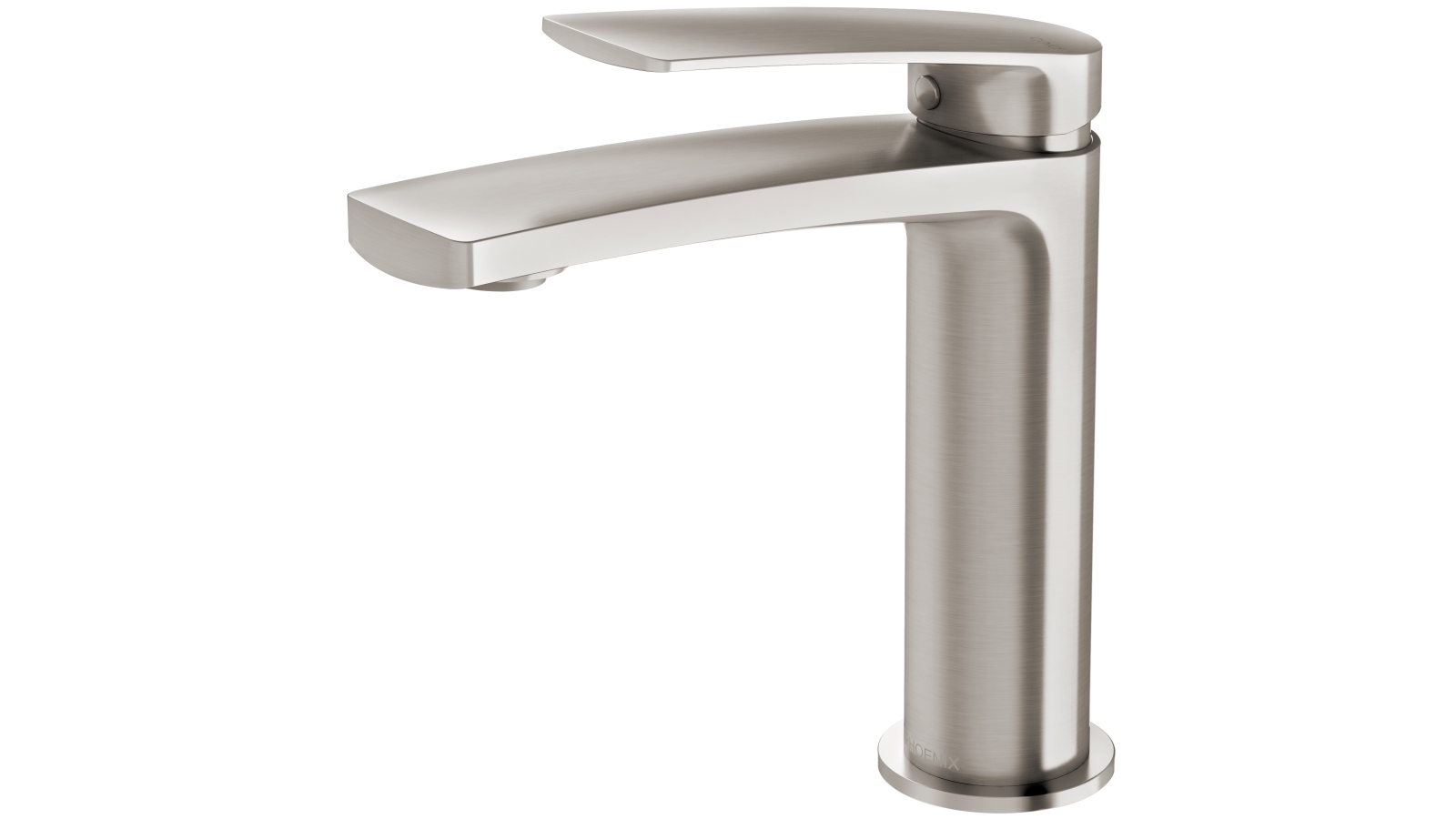 Phoenix Mekko Basin Mixer Brushed Nickel Harvey Norman
