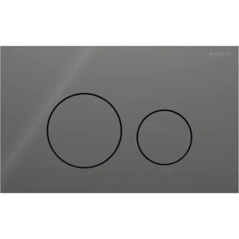 Geberit Sigma40 Round Dual Flush Plate - Lava Glass