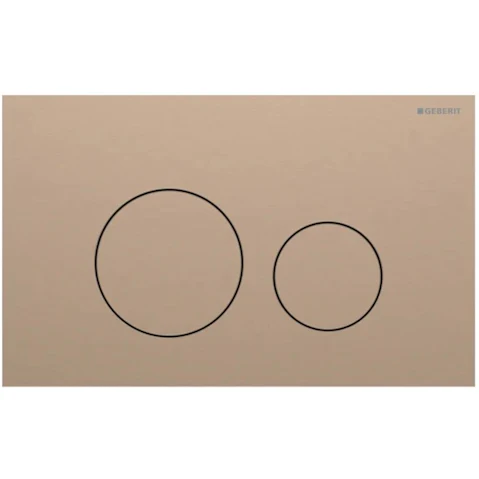 Geberit Sigma40 Round Dual Flush Plate - Red Gold