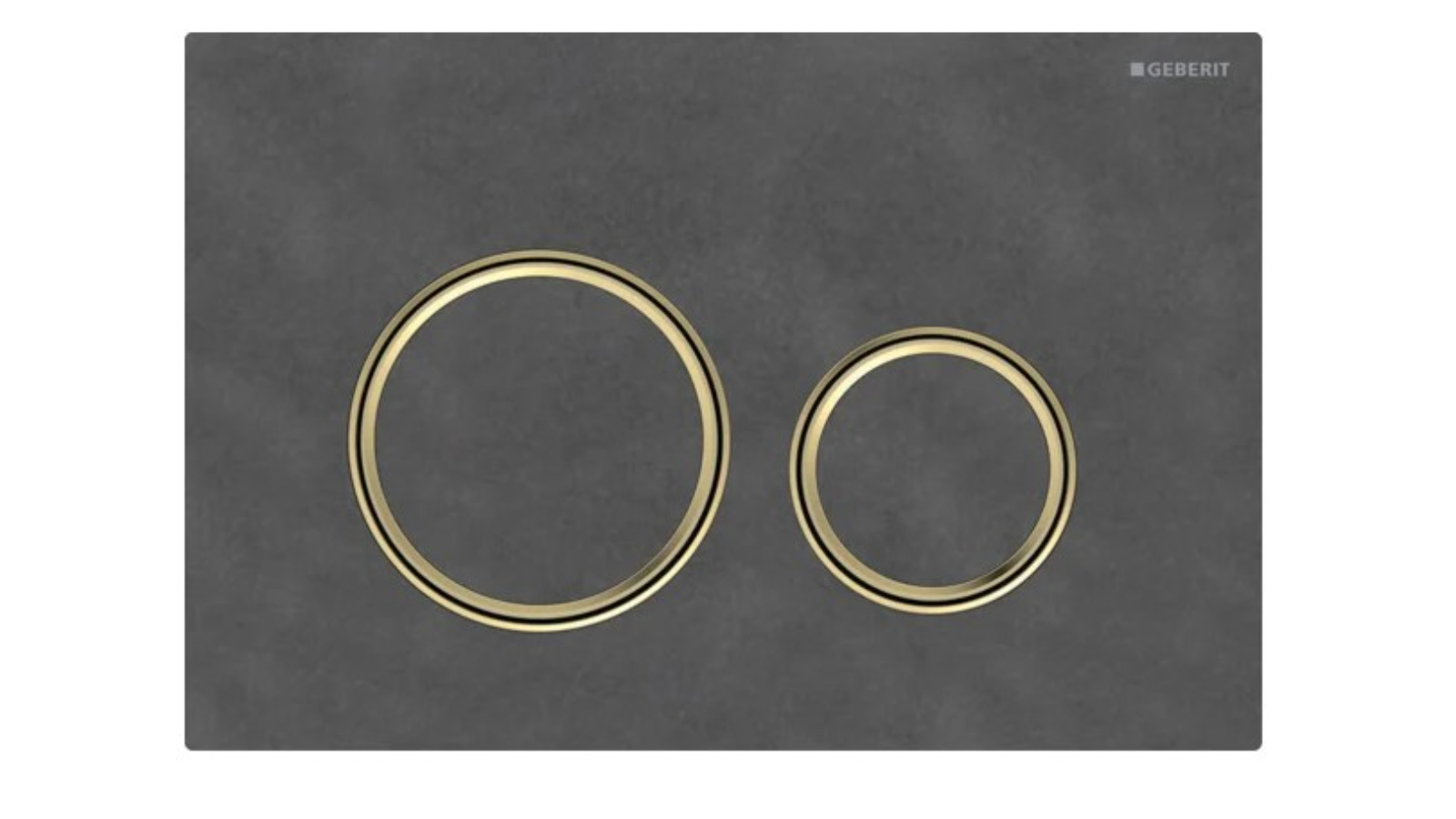 Geberit Sigma50 Round Dual Flush Plate - Mustang Slate