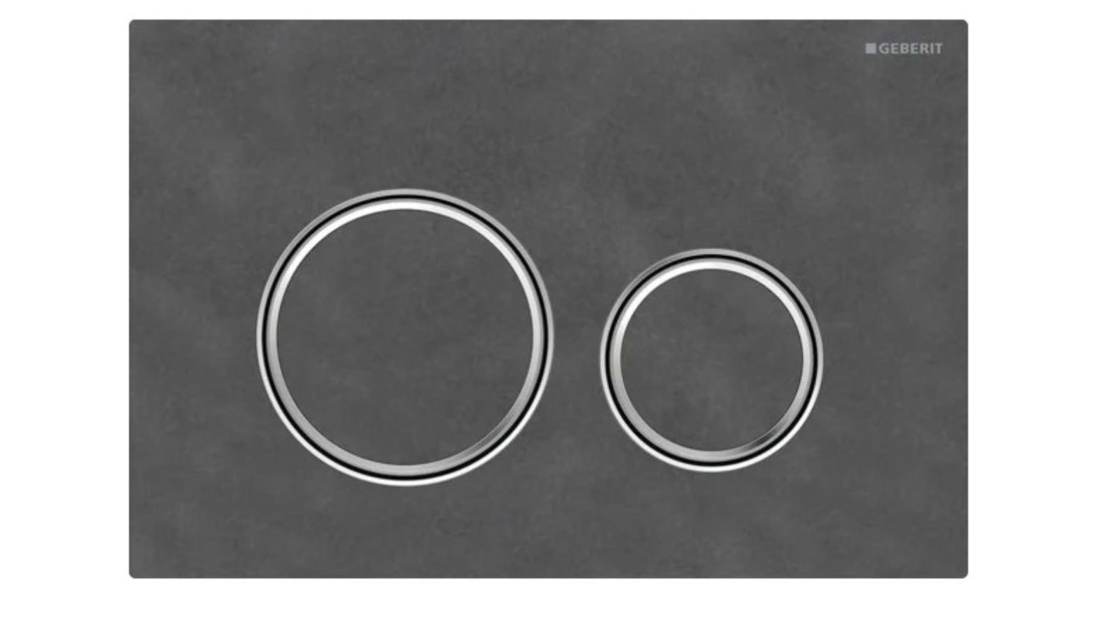 Geberit Sigma50 Round Dual Flush Plate - Mustang Chrome