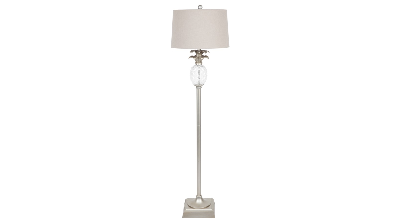 Cafe Lighting & Living Langley Floor Lamp - Antique Silver