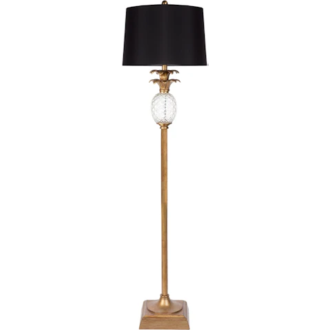 Cafe Lighting & Living Langley Floor Lamp - Antique Gold