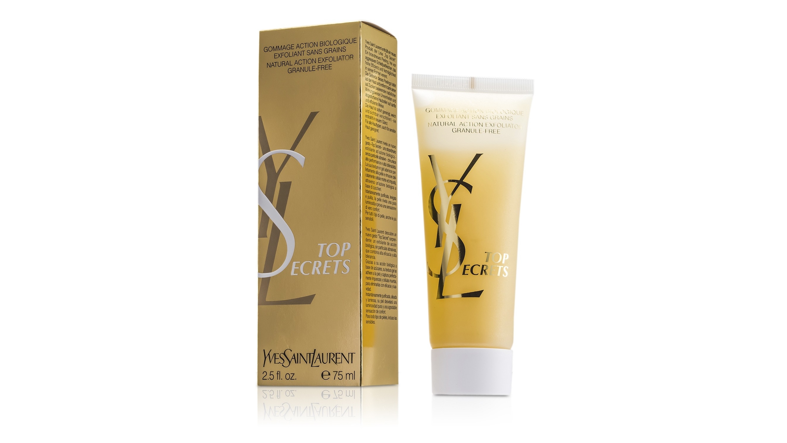 Yves Saint Laurent Top Secrets Natural Action Granule Free Exfoliator 75ml 2.5oz Harvey Norman