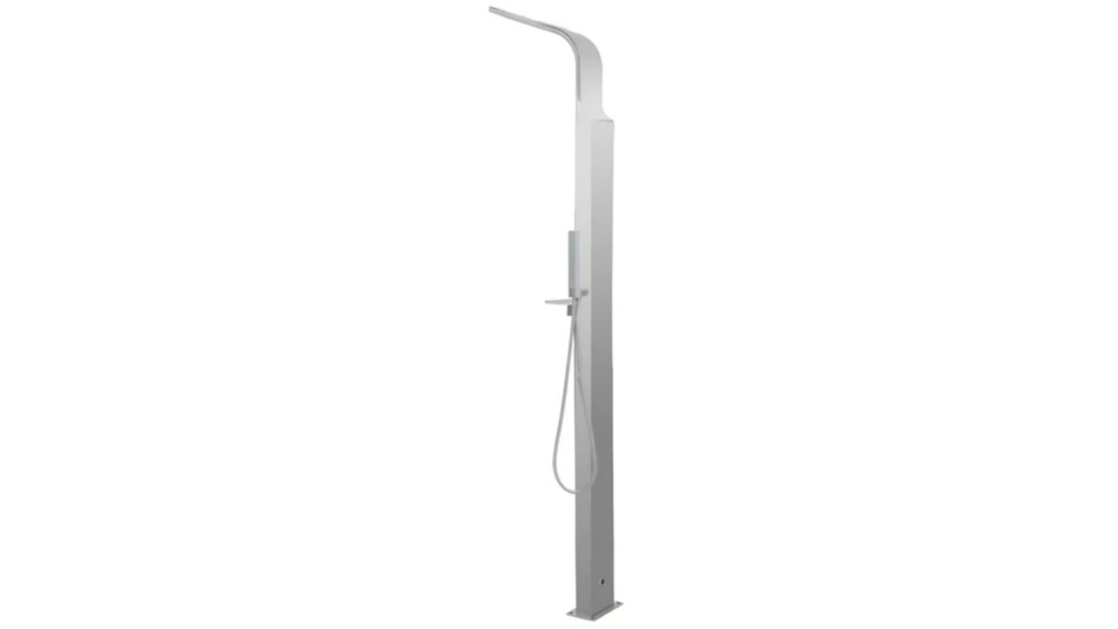 NNEVL Outdoor Shower Stainless Steel Curved Harvey Norman