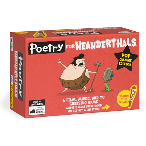 Poetry for Neanderthals Pop Culture Edition by Exploding Kittens Card Game