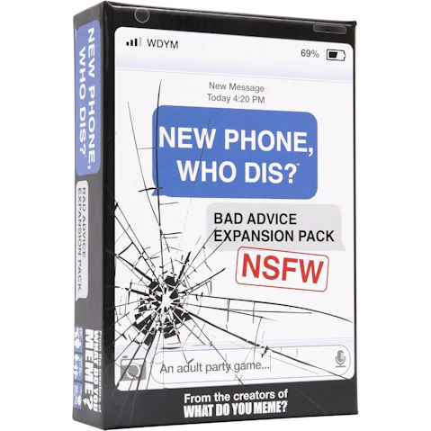 New Phone Who Dis Bad Advice Expansion Pack Card Game