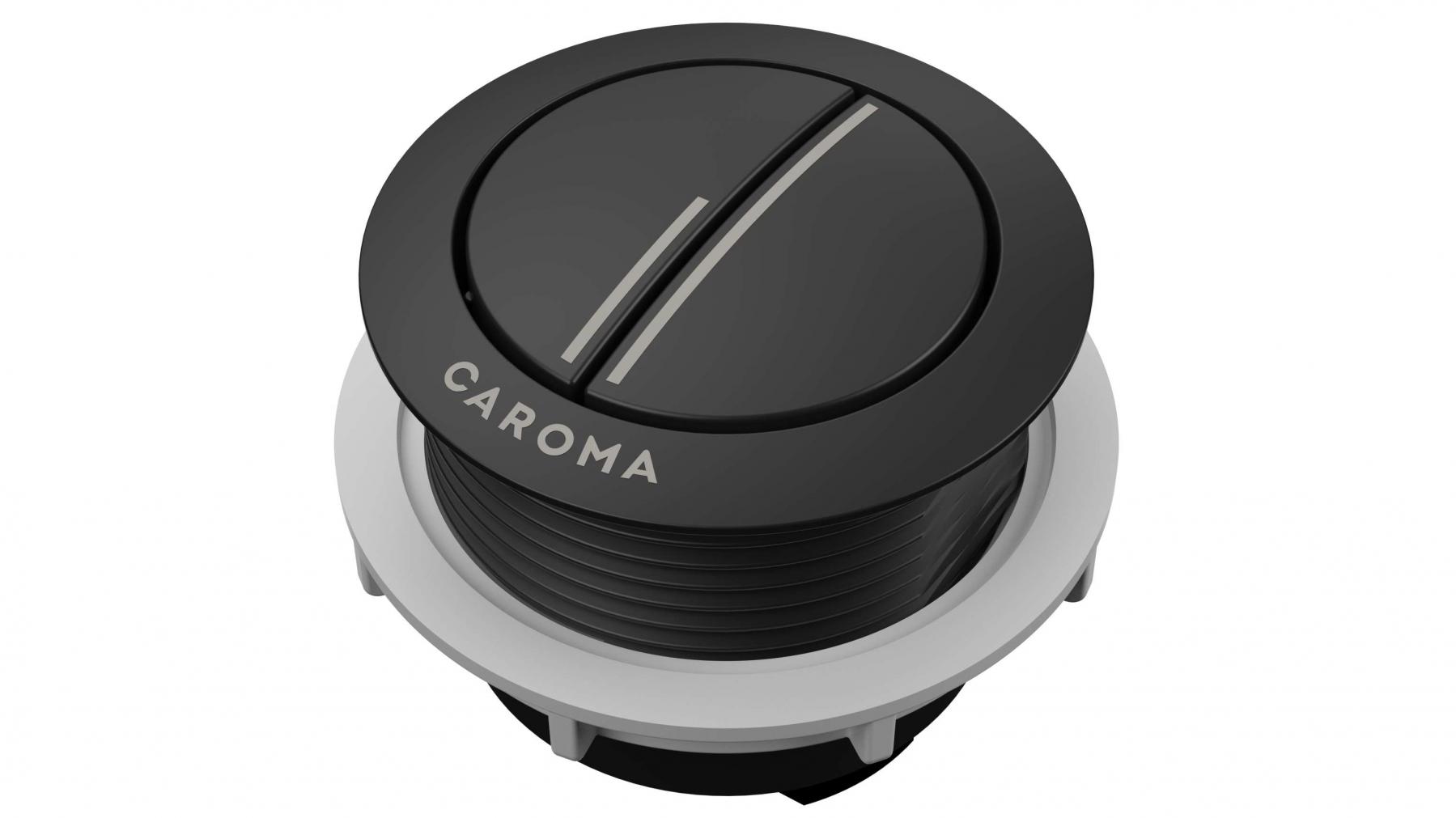 Caroma Urbane II Flush Button Set - Matte Black