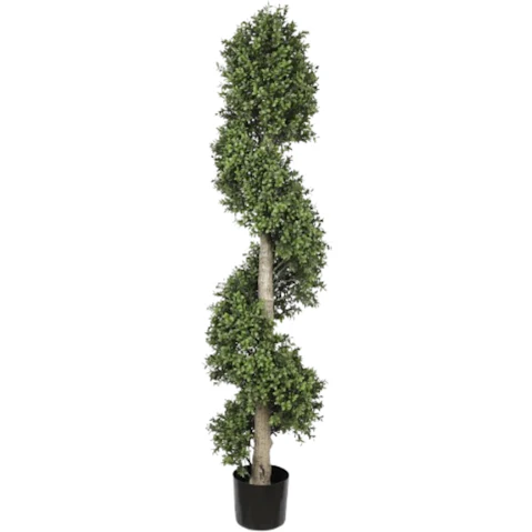 Designer Plants Artificial UV Resistant Topiary Spiral Tree - 150cm