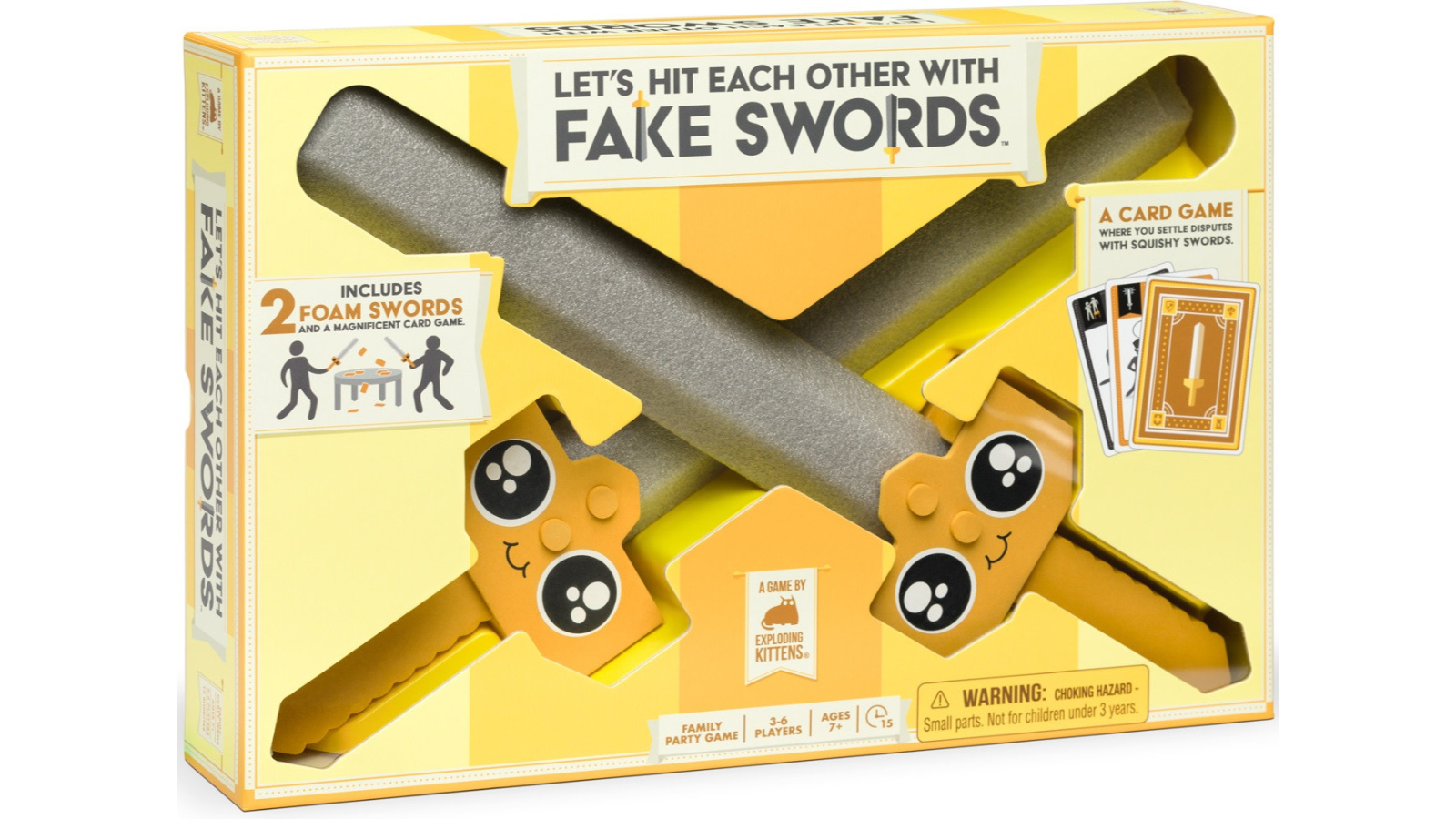 Let's Hit Each Other with Fake Swords by Exploding Kittens Large Box Card Game
