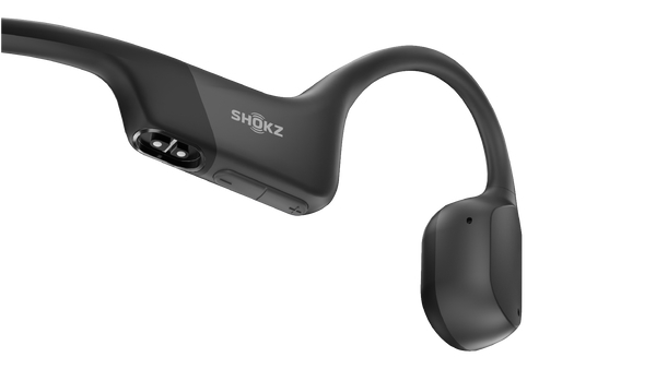 Shokz OpenRun Bone Conduction OpenEar Endurance Headphones Black
