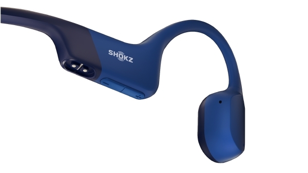 Shokz OpenRun Bone Conduction OpenEar Endurance Headphones Blue